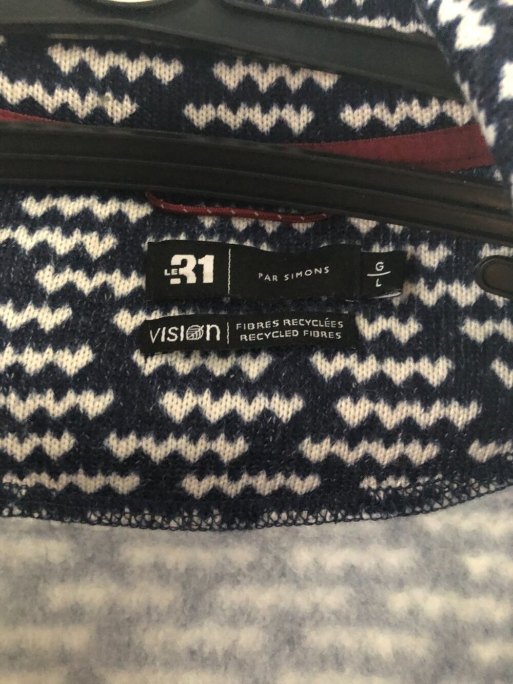 Simons Patterned Mens Sweater - Picture 3 of 6